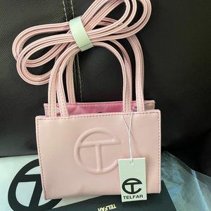 Telfar Small Bubblegum Pink Shopping Bag